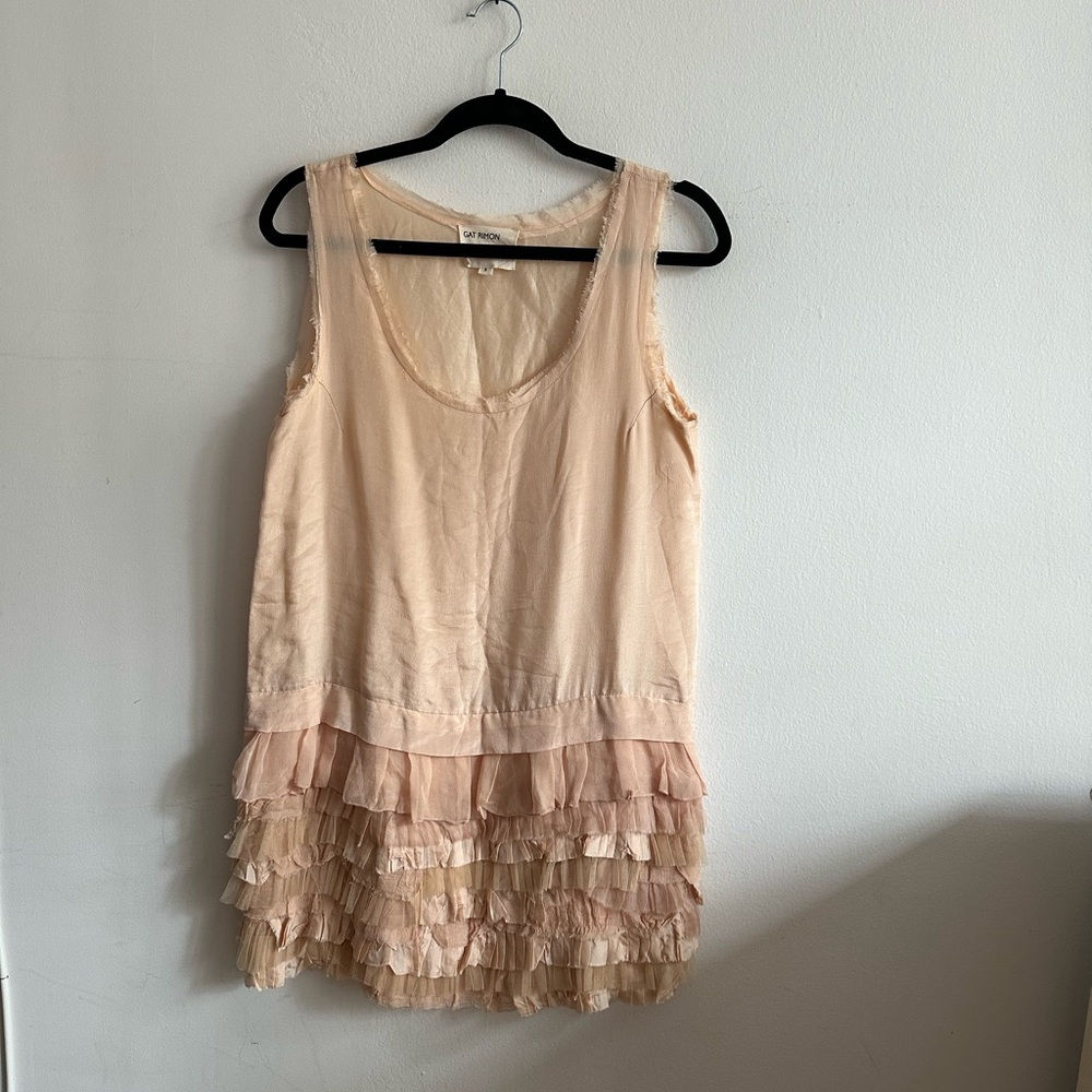 Gat Rimon silk tiered dress. Fits size US M.
